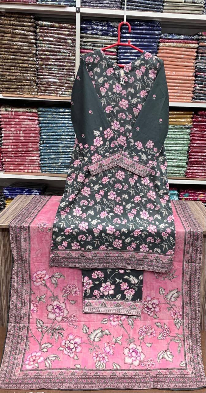 Saya Embroidered Lawn Suit