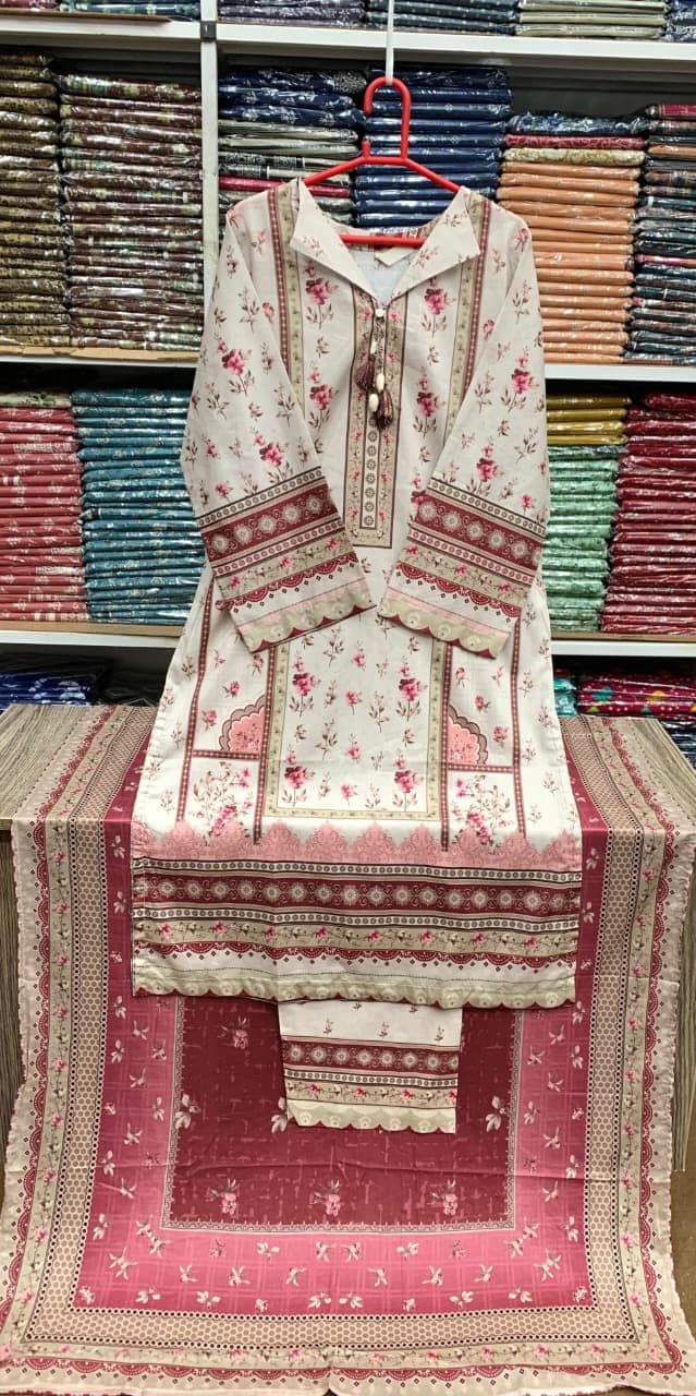 Zeen Embroidered Lawn Suit