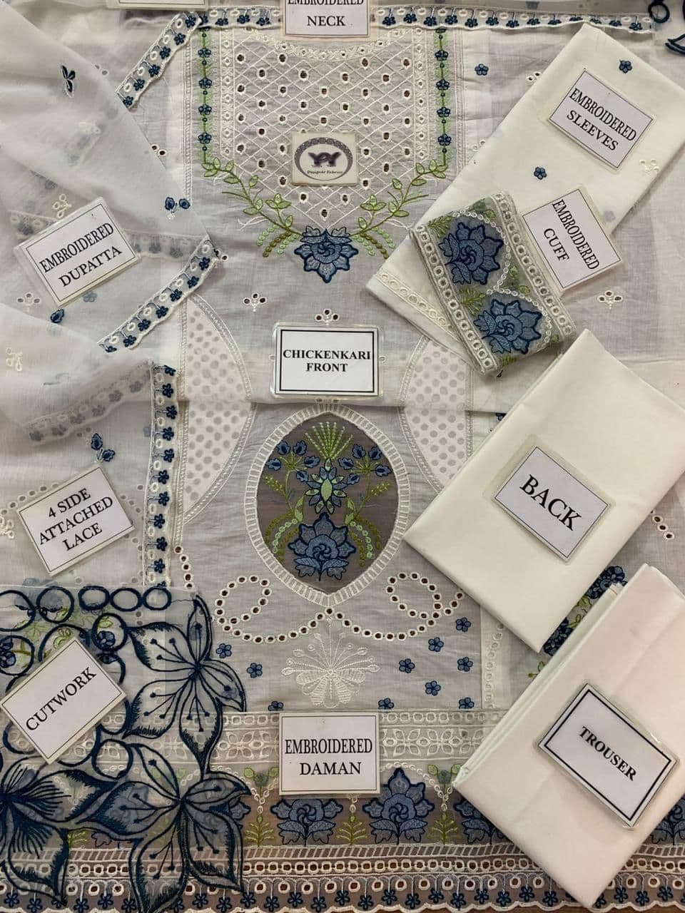 Sana Embroidered Lawn Suit