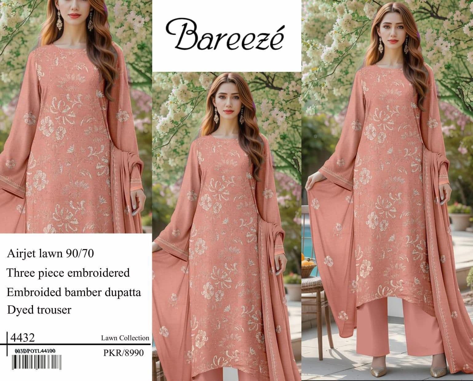 Bareeze Lawn Suit