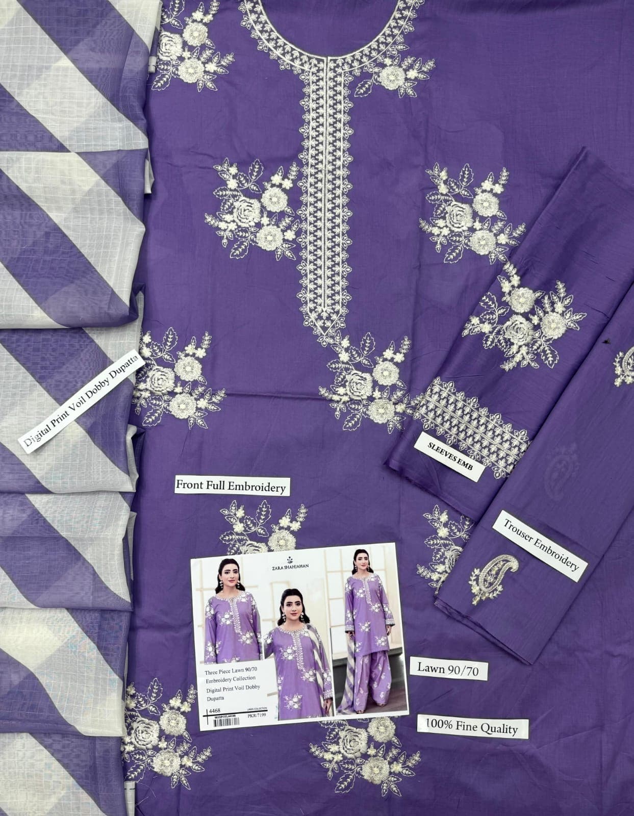 Gull Ahmed Embroidered Lawn Suit