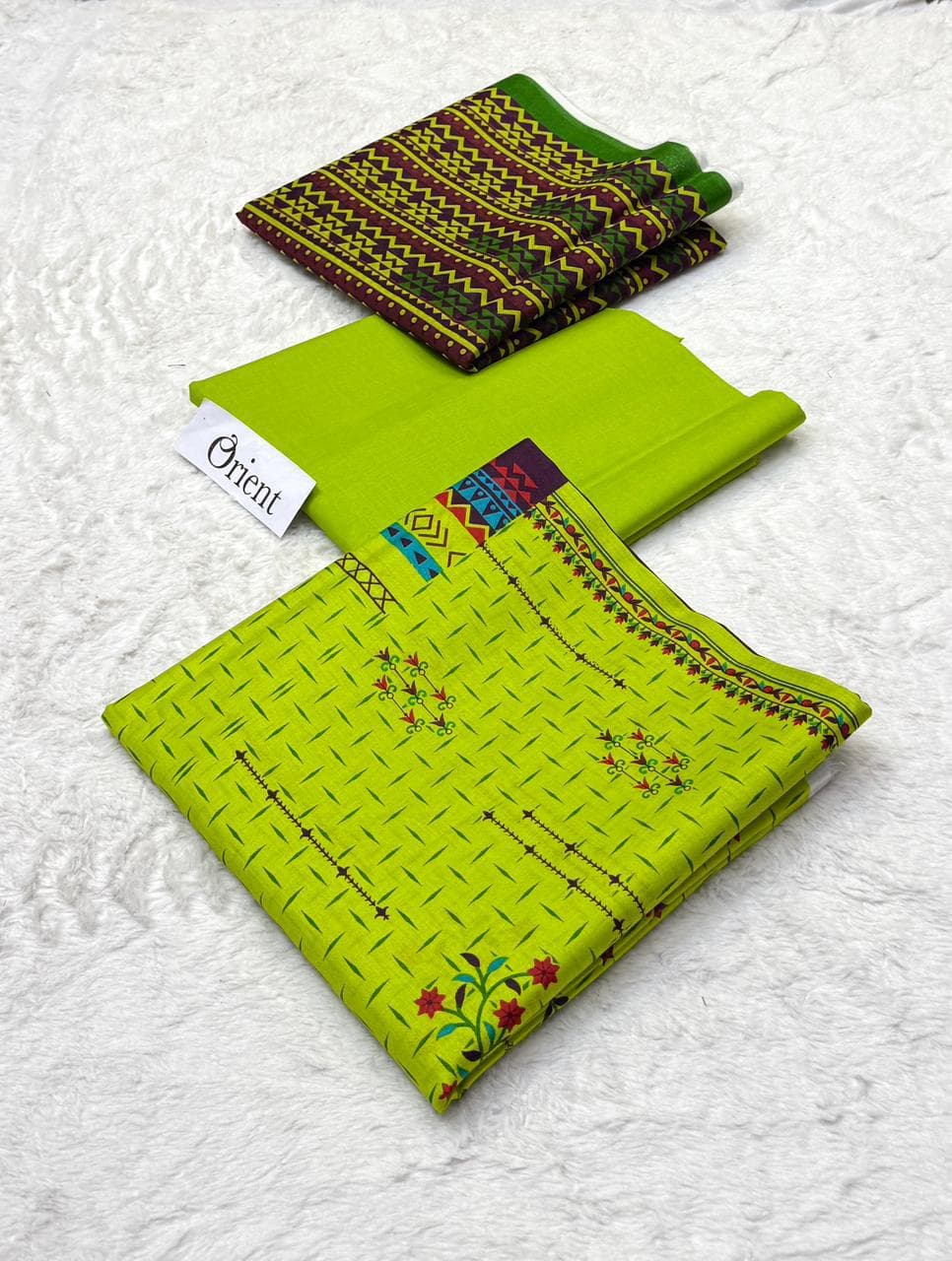 Orient Unstitched Lawn Suits image 11