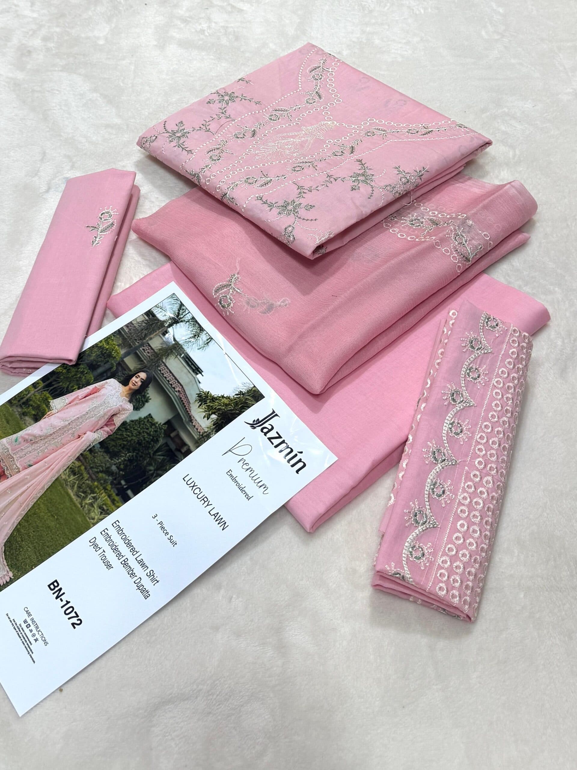 Jazmin Unstitched 3 piece Lawn Suit