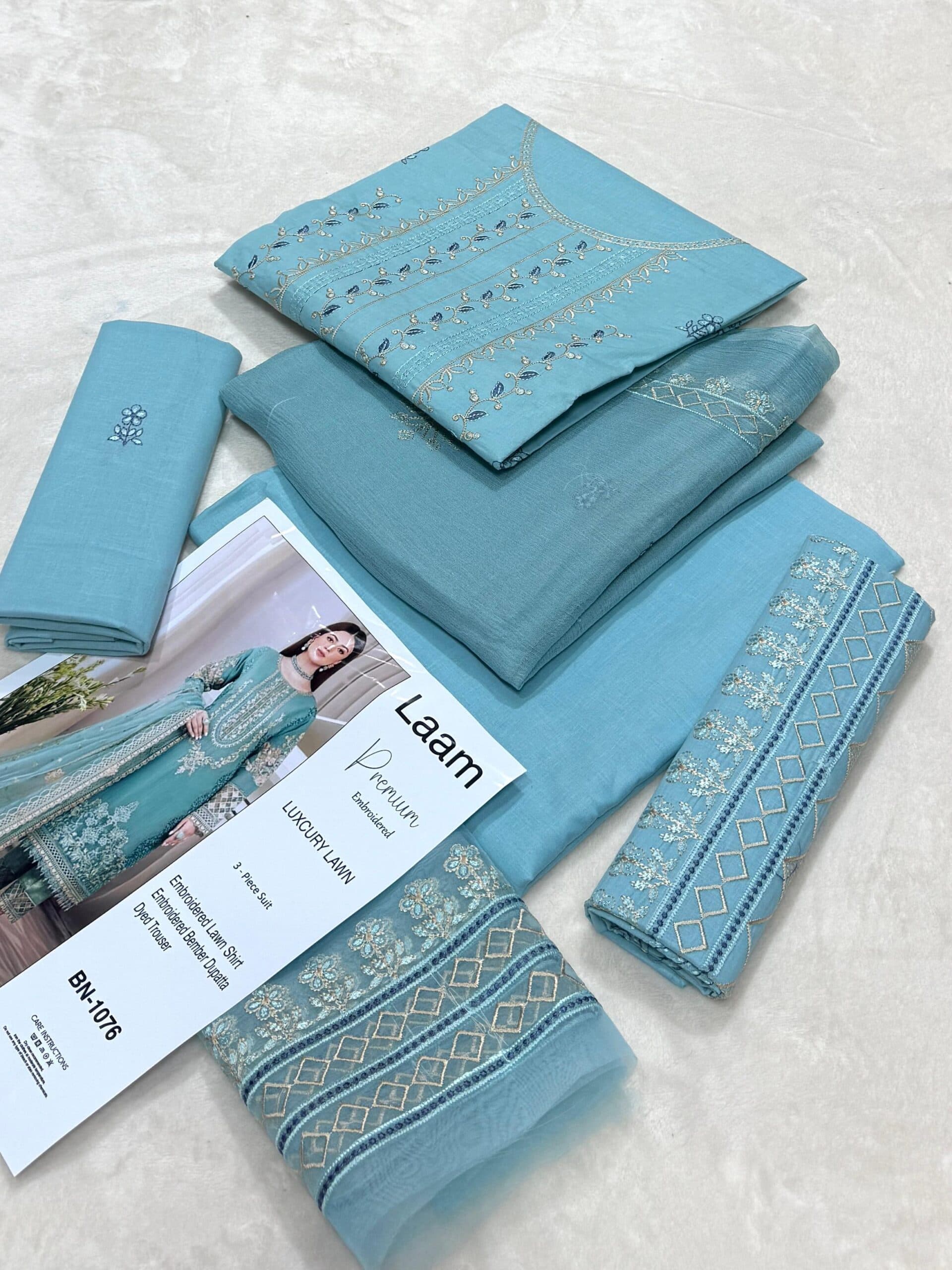 LAAM  Unstitched 3 piece Lawn Suit