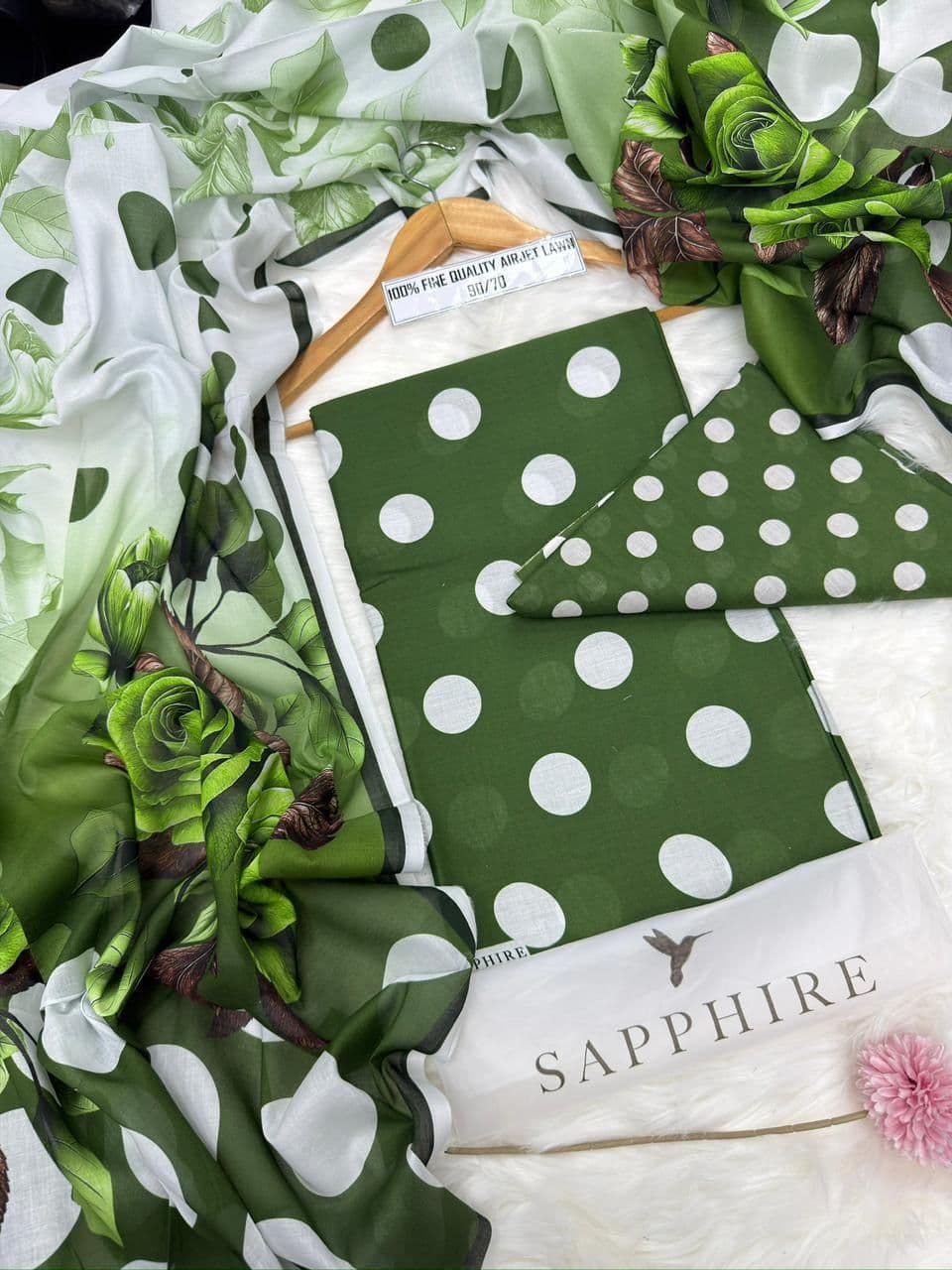 Sapphire Lawn Suit
