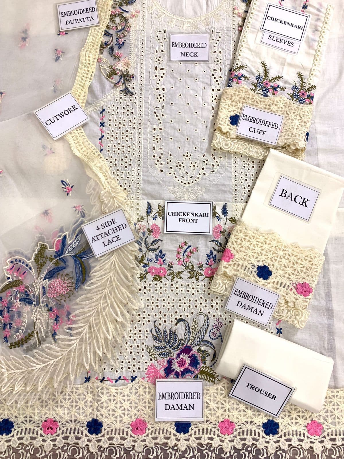 Saya Embroidered Lawn